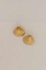 18k Gold Plated Washed Up Earrings Gold