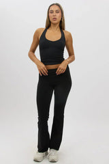 Black Flare Leg Pants