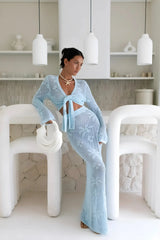 Terra Maxi Skirt Baby Blue