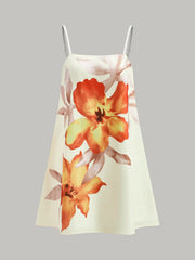 Floral Print Oversized Dress