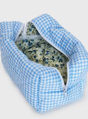 My Everything Pouch Blue Gingham