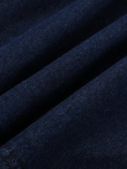 Belted Button-Front Denim Shirt Dress