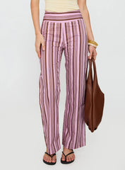 Leocadie Pants Pink Stripe