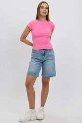 Pink Graphic Tee Short Sleeve