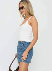 Hughes Mini Skirt Light Blue Denim