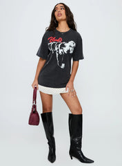 Blondie Vintage Oversized Graphic Tee Black