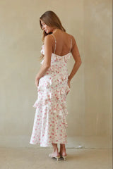 Poppy Floral Ruffle Maxi Dress