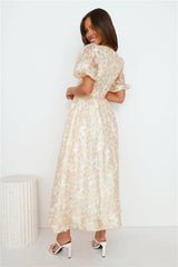 Dancing Delicates Maxi Dress Yellow