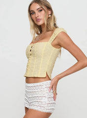 Lyncher Top Yellow