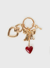 Aurelio Pendant Keyring Gold