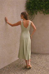 Soft Silhouette Maxi Dress Sage