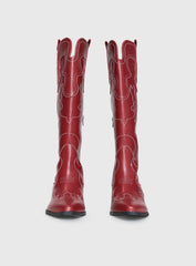 Therapy Malvin Cowboy Boots Cherry