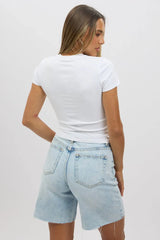 White Graphic Tee Short Sleeve