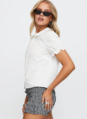 Neverland Blouse Top White