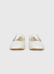 Billini Finnegan Ballet Flats Bone Patent