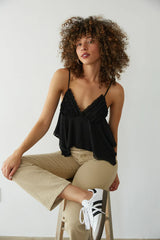 Ivy Mesh Babydoll Cami