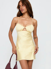 Lulubelle Mini Dress Lemon