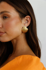18k Gold Plated Washed Up Earrings Gold