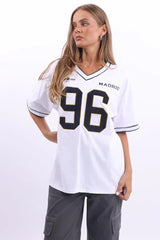 White Graphic Tee Short Sleeve