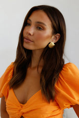 18k Gold Plated Washed Up Earrings Gold