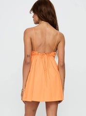 Alchemy Mini Dress Peach