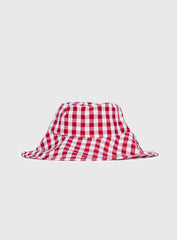 Leina Hat Red Gingham