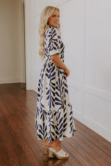 Tropical Getaway Button Down Midi Dress