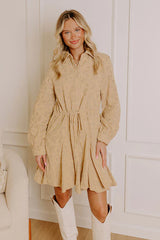 Blissful Smile Eyelet Mini Dress