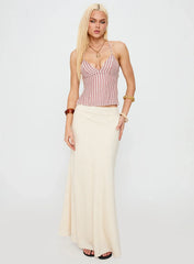 Candid Top Red Stripe