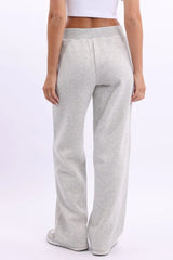 Grey Track Pants Wide Leg