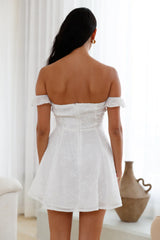 Summer Halo White Mini Dress