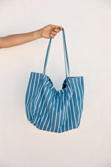 Essentials Packed Tote Bag Blue