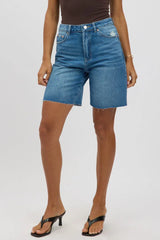 Denim Jorts Mid Rise