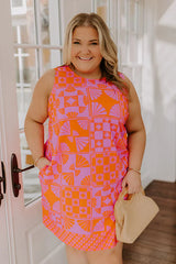 On Vacay Time Mini Dress Curves