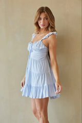 Jennie Ruffle Mini Dress