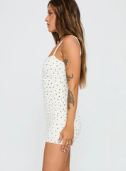 Gradine Mini Dress Polka Dot