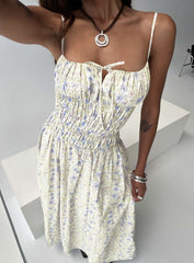 Loralei Shirred Maxi Dress Floral