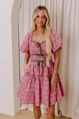 Countryside Charm Floral Mini Dress