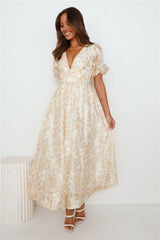 Dancing Delicates Maxi Dress Yellow