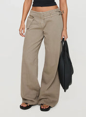 Paltrow Cargo Pant Washed Brown