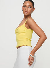 Dalma Twist Top Yellow