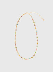 Americano Gemstone Necklace Gold