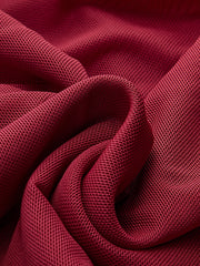 Semi-Sheer Mesh Ruched Mini Dress