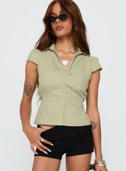 Arianwyn Short Sleeve Shirt Sage
