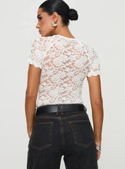 Giallo Bodysuit White