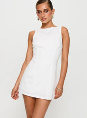 Yumiko Romper White