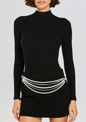 Chloe Pearl Chain Belt