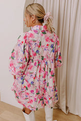 Floral Aroma Babydoll Mini Dress