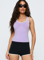 Say It First Halter Top Lilac