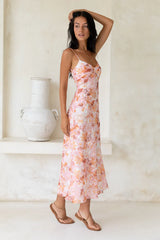 Bed Of Roses Maxi Dress Pink